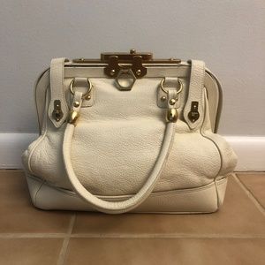 Zac Posen white leather purse